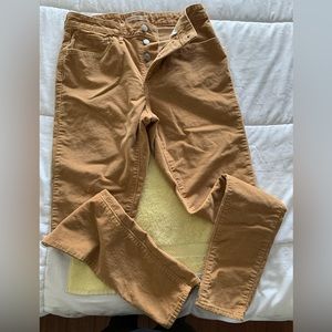 Levi’s 721 high rise skinny button front corduroy size 30